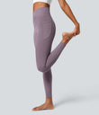 SoftlyZero™ Crossover Pocket Plain Leggings-UPF50+ - Cinnabar Purple