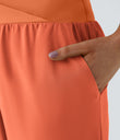 Breezeful™ High Waisted Crossover Quick Dry Resort Pants with Pockets - Flamingo