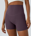 Halara UltraSculpt™ High Waisted Tummy Control Side Pocket Shaping Training Biker Shorts 5'' - Night's Purple