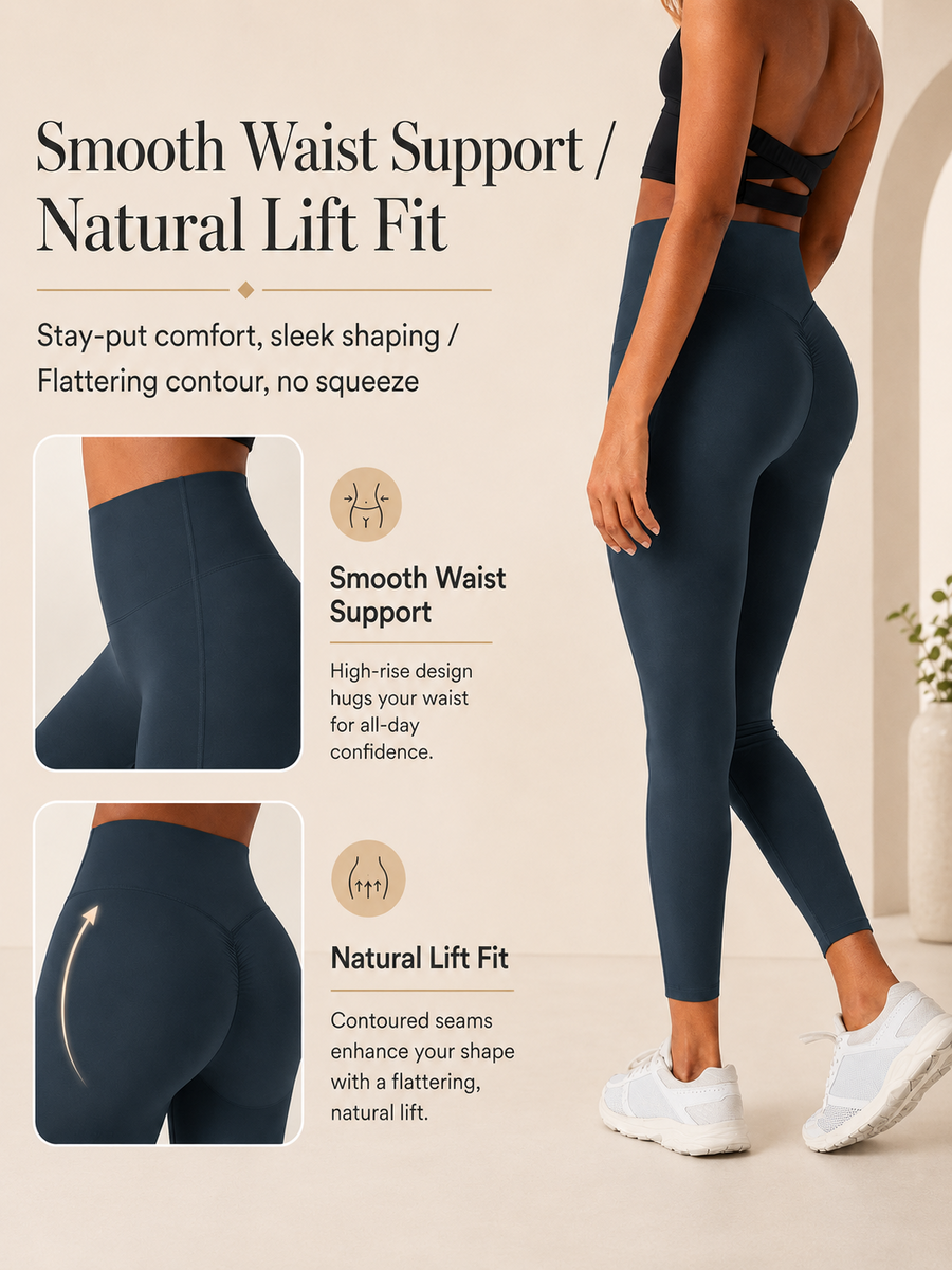 Celeste Sculpt Scrunch Leggings (Buy 2, Get 1 Free)