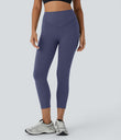 Halara UltraSculpt™ High Waisted Scrunch Butt Lifting Tummy Control Pocket Shaping Capri Training Leggings - Mood Indigo
