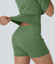 SoftlyZero™ Plush Molded Cups Low Support Dance Active Dress-Easy Peezy Edition A-D Cups - Kashmir