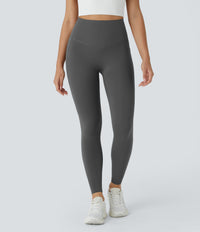 Halara UltraSculpt™ High Waisted Butt Lifting Tummy Control Pocket Shaping Workout Leggings - Volcanic Ash