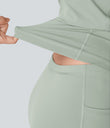 SoftlyZero™ Plush Backless Active Dress-Longer Length-Easy Peezy Edition - Sea Foam