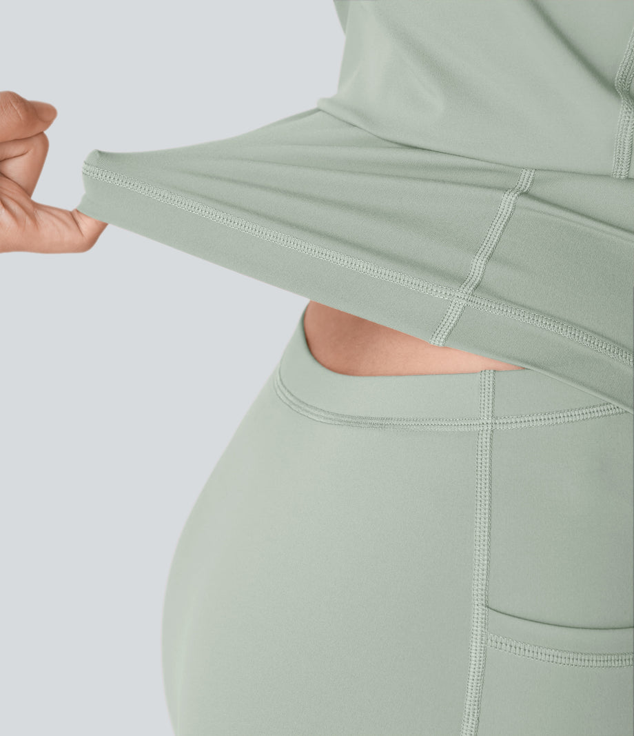 SoftlyZero™ Plush Backless Active Dress-Longer Length-Easy Peezy Edition - Sea Foam