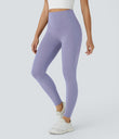 Halara UltraSculpt™ High Waisted Butt Lifting Tummy Control Pocket Shaping Workout Leggings - Falling Gray Purple