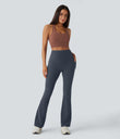 Halara UltraSculpt™ High Waisted Tummy Control Pocket Shaping Yoga Bootcut Leggings - Silent Blue