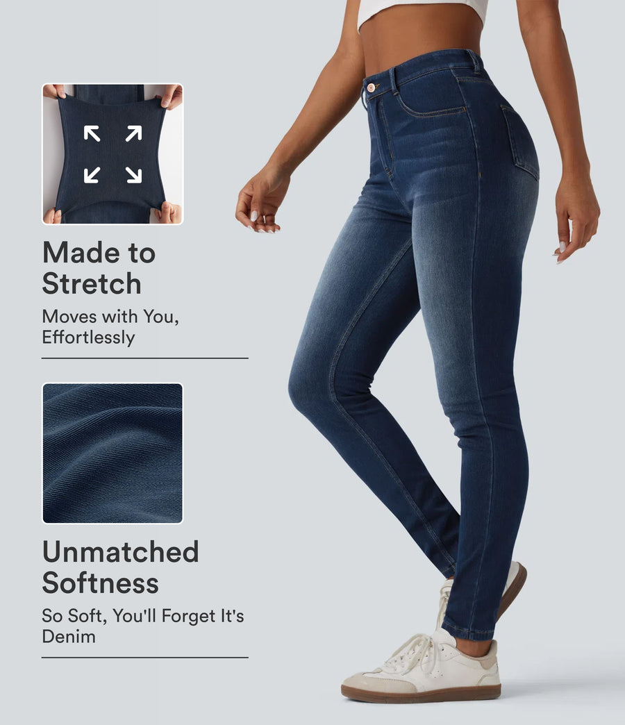 Celeste L'Amour Flex™ High Waisted Casual Skinny Jeans with Pockets