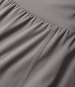 High Waisted Crossover Pocket 2-in-1 Casual Shorts - Steeple Gray