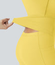 SoftlyZero™ Airy Backless Twisted Cool Touch Dance Active Dress-Easy Peezy Edition - Goldfinch