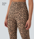 Halara UltraSculpt™ Leopard Print High Waisted Tummy Control Yoga Leggings with Pockets - Tan Leopard