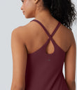 SoftlyZero™ Plush Active Dress-Longer Length-Easy Peezy Edition DD-F Cups - Zinfandel