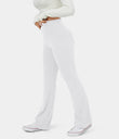 DayStretch High Waisted Pocket Flare Yoga Leggings - White