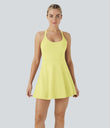 SoftlyZero™ Airy Backless Twisted Cool Touch Dance Active Dress-Easy Peezy Edition - Yellow Pear