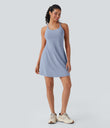 SoftlyZero™ Plush Active Dress-Longer Length-Easy Peezy Edition DD-F Cups - Skyway