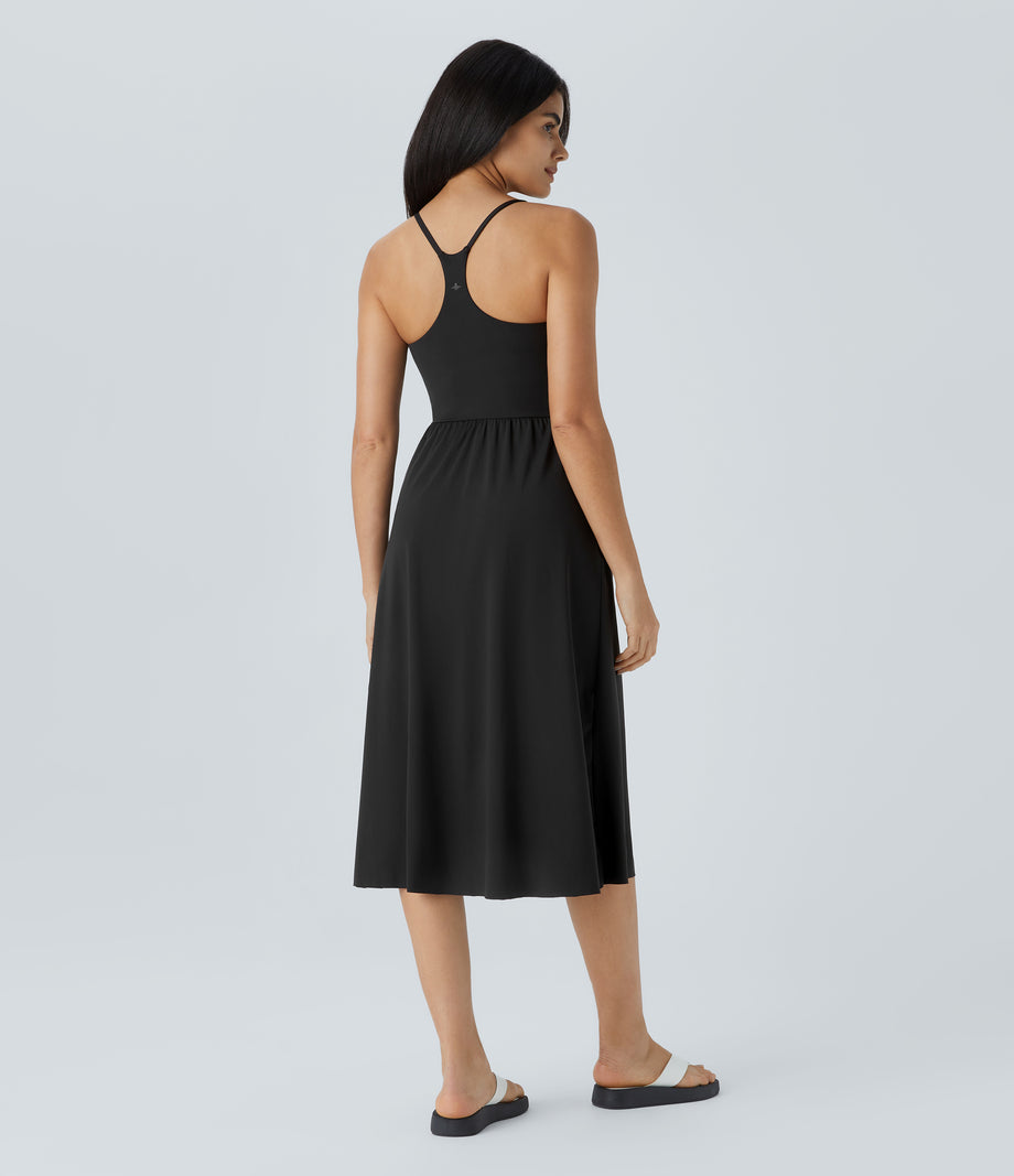 Everyday Midi Chill Dress-La Land - Black