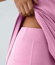 SoftlyZero™ Plush Double Straps 2-Piece Pocket Slip Dance Active Dress A-D Cups - Nosegay