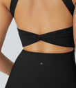 SoftlyZero™ Airy Backless Twisted Cool Touch Dance Active Dress-Easy Peezy Edition - Black