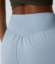Breezeful™ High Waisted Pocket Quick Dry Casual Shorts 4" - Ballad Blue