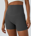 Halara UltraSculpt™ High Waisted Tummy Control Side Pocket Shaping Training Biker Shorts 5'' - Volcanic Ash