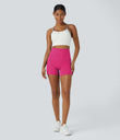 Halara UltraSculpt™ High Waisted Tummy Control Side Pocket Shaping Training Biker Shorts 5'' - Fuchsia Purple
