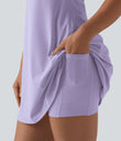 Softlyzero™ Plush Backless Active Dress-Easy Peezy Edition DD-F - Lavender