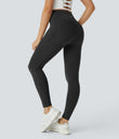 Halara UltraSculpt™ High Waisted Butt Lifting Tummy Control Pocket Shaping Workout Leggings - Black