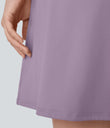 SoftlyZero™ Plush Backless Active Dress-Longer Length-Easy Peezy Edition - Tulip Purple