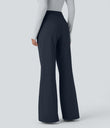 Halara Flex™ DayStretch High Waisted Pocket Work Flare Pants - Midnight Blue