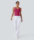 SoftlyZero™ Plush Cut Out Yoga Tank Top A-D Cups - Cherries Jubilee