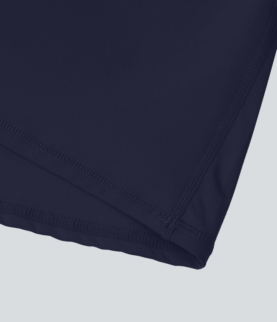 SoftlyZero™ Plush Backless Active Dress - Peacoat