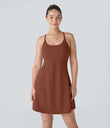 SoftlyZero™ Plush Backless Active Dress-Longer Length-Easy Peezy Edition - Sequoia