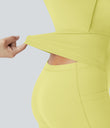 SoftlyZero™ Airy Backless Twisted Cool Touch Dance Active Dress-Easy Peezy Edition - Yellow Pear