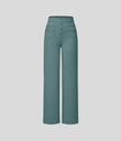 DayStretch High Waisted Pockets Straight Leg Casual Pants - Arctic