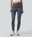 Halara UltraSculpt™ Leopard Print High Waisted Tummy Control Yoga Leggings with Pockets - Moonshadow Leopard