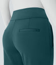 Halara Flex™ DayStretch Mid Rise Side Zipper Pocket Work Flare Pants - Atlantic Deep