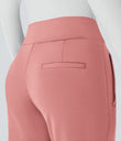 Halara Flex™ DayStretch Mid Rise Side Zipper Pocket Work Flare Pants - Candy Pink