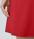 SoftlyZero™ Plush Backless Active Dress-Longer Length-Easy Peezy Edition - Mars Red