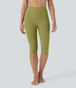 Halara UltraSculpt™ High Waisted Tummy Control Pedal Pusher Yoga Leggings with Pockets - Moss