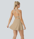 SoftlyZero™ Airy Backless Twisted Cool Touch Dance Active Dress-Easy Peezy Edition - Curds & Whey