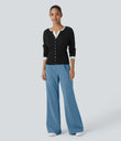 Halara Flex™ DayStretch High Waisted Pocket Work Flare Pants - Light Azure