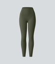 Halara UltraSculpt™ High Waisted Tummy Control Pocket Shaping Training Leggings - Deep Woodland Green
