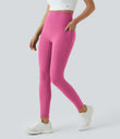 Halara UltraSculpt™ High Waisted Tummy Control Pocket Shaping Training Leggings - Pink Power
