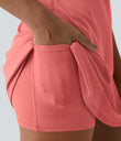 SoftlyZero™ Plush Backless Active Dress-Easy Peezy Edition - Shell Pink