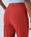 Halara Flex™ DayStretch High Waisted Pocket Ankle Length Tapered Work Pants - Valiant Poppy