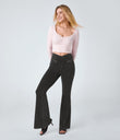 Halara Flex™ High Waisted Crossover Pocket Cool Touch Washed Casual Jeans - Tar Denim