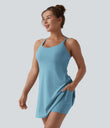Softlyzero™ Plush Backless Active Dress-Easy Peezy Edition DD-F - Warm Mid Blue