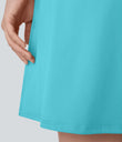 SoftlyZero™ Plush Backless Active Dress-Longer Length-Easy Peezy Edition - Baroque Blue