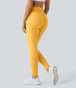 OneForm Seamless Flow High Waisted Booty Scrunch Leggings - Aspen Gold