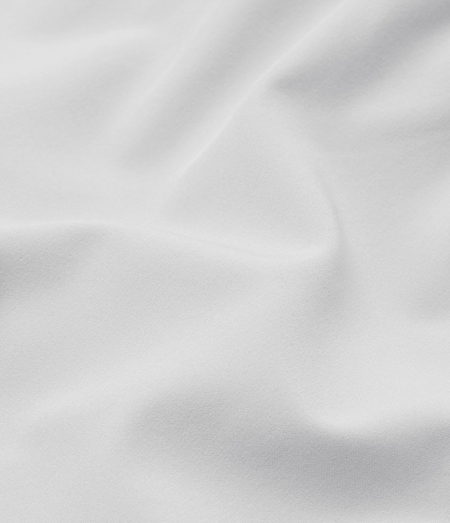 Breezeful™ High Waisted Crossover Pocket 2-in-1 Quick Dry Yoga Shorts 4" - White
